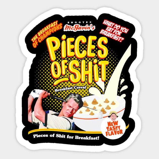 Shooter mcgavin Happy Gilmore Sticker by DEMONS FREE